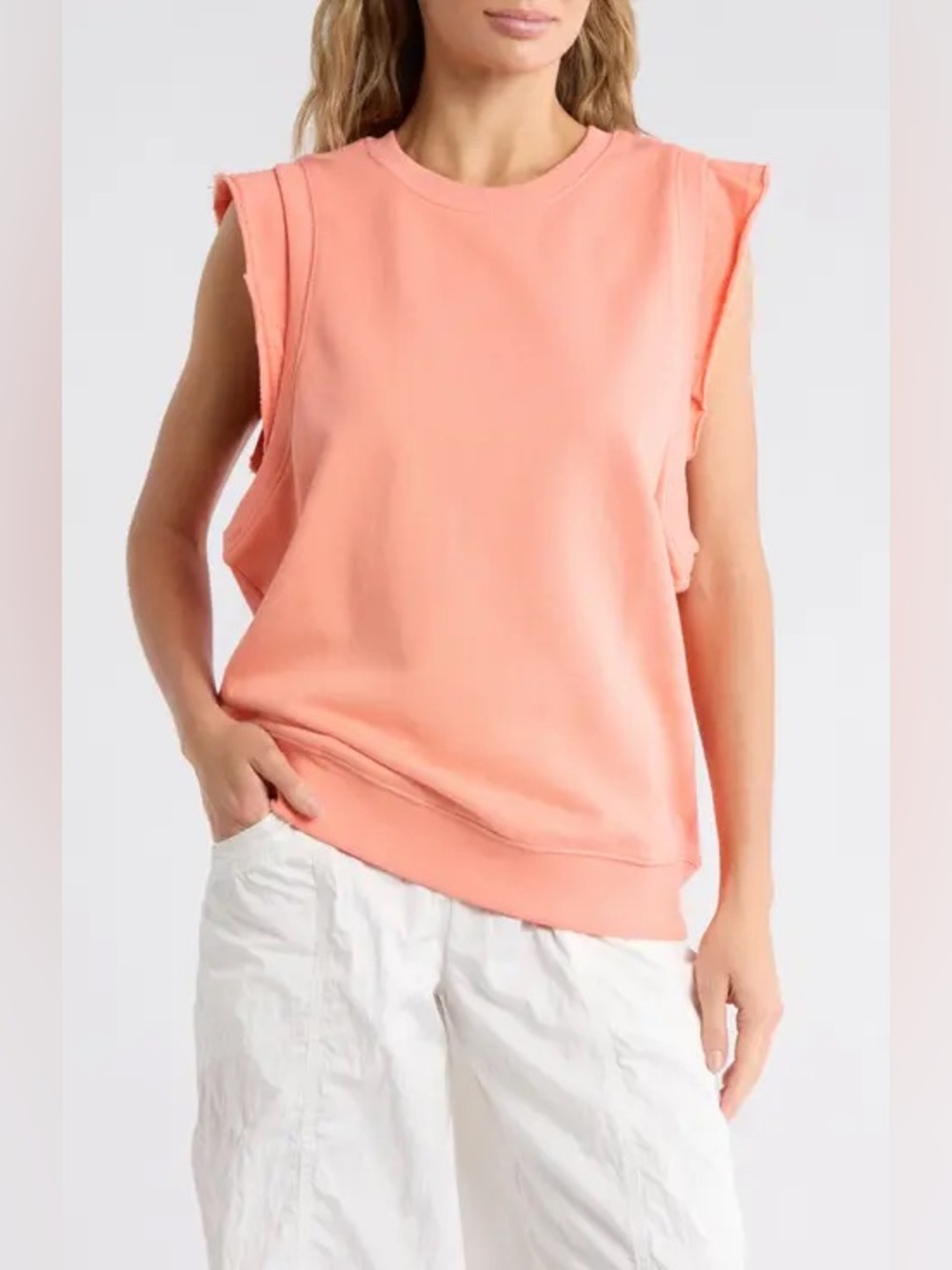 1545. FREE PEOPLE Flutter Tank in Fruit Punch Sz XS NWT $68